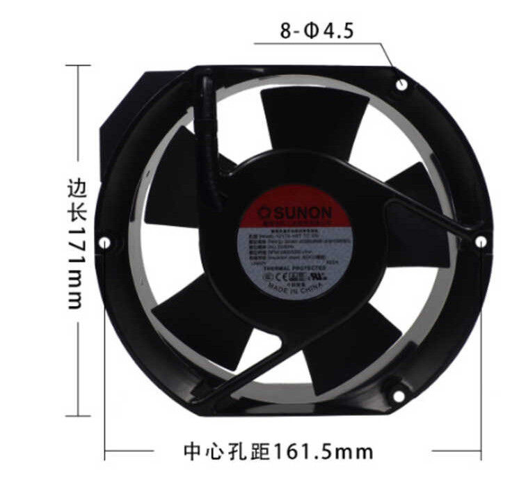 220-240v Black SUNON FAN A2175-HBL 220V 0.11A, For Industrial Cnc