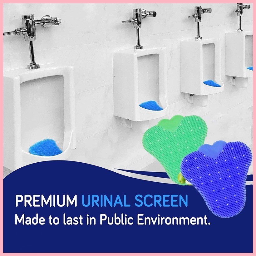 2pcs Urinal Screen Mat Anti-Splash Urinal Screens Deodorizer for ...