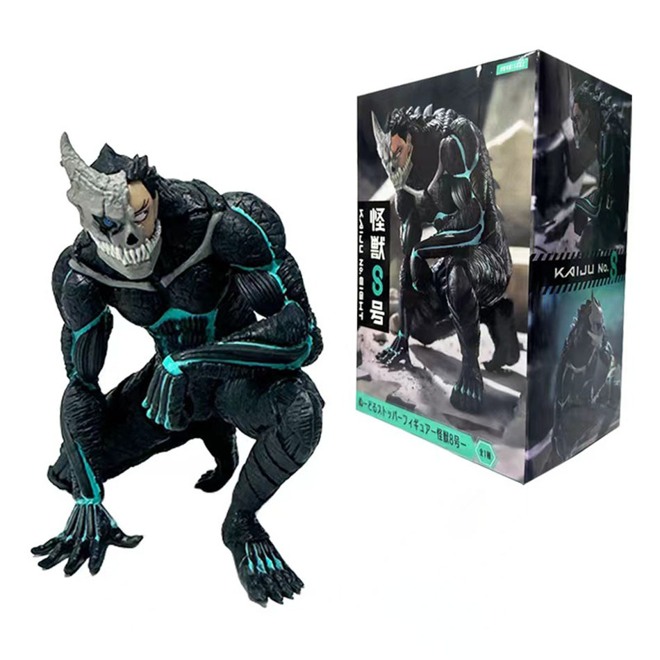 New Monster 8 Figure 21cm Kaiju Number Eight Figure Kafka Hibino Stands ...