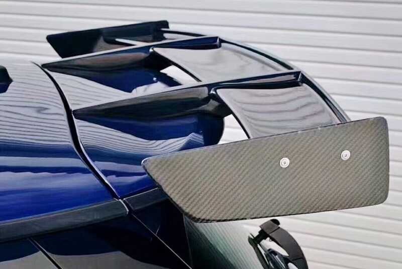 Carbon Car Styg Fiber +FRP fiberglass Rear Boot Trunk Spoiler Roof Lip ...