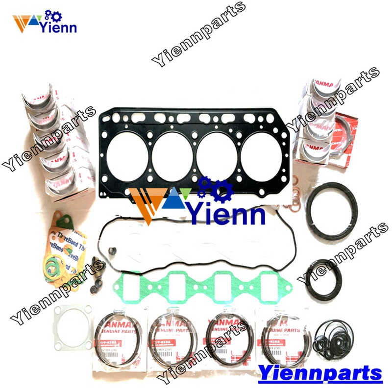 Overhaul 4D88E 4D88E-5 Re-ring Kit With Full Gasket Piston Ring For