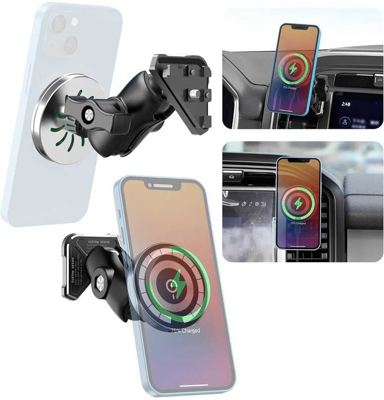 wireless The KOQEIEY car charger holder is suitable for the Ford F150