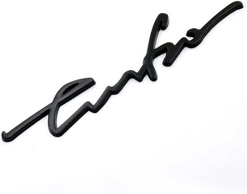 2x Chrome Metal Turbo T Car Auto Trunk Rear Tailgate Emblem Badge Decal Sticker