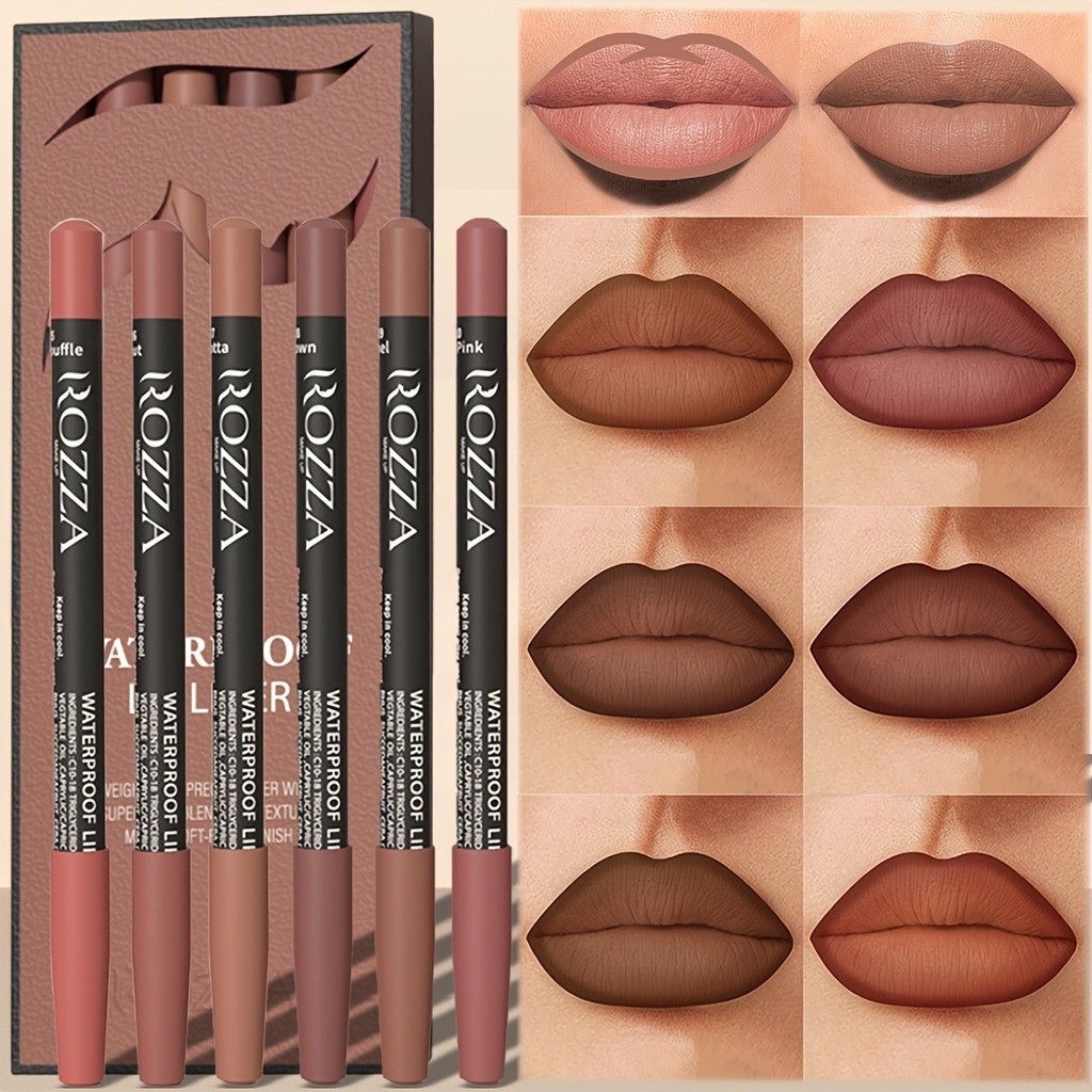 36 Color Lip Liner Waterproof Non Smudge Nude Color