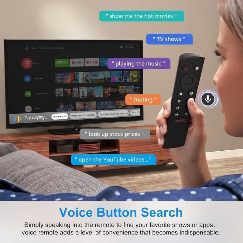 Remote Voice Replacement Control for NVIDIA Shield TV and NVIDIA Shield ...