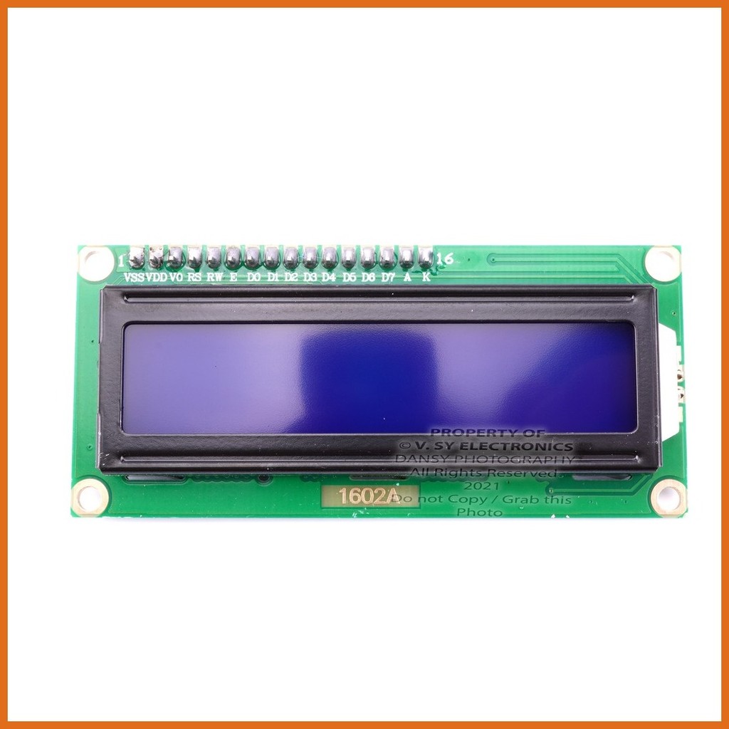 √ ♆ ∢ 1602 16X2 v3.0 LCD Display with I2C Module Blue Backlight for ...