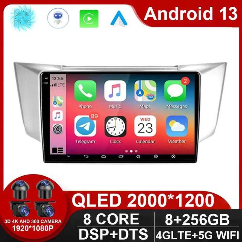 A Android 13 Car Radio Multimedia Player For Lexus Rx300 Rx330 Rx350 ...