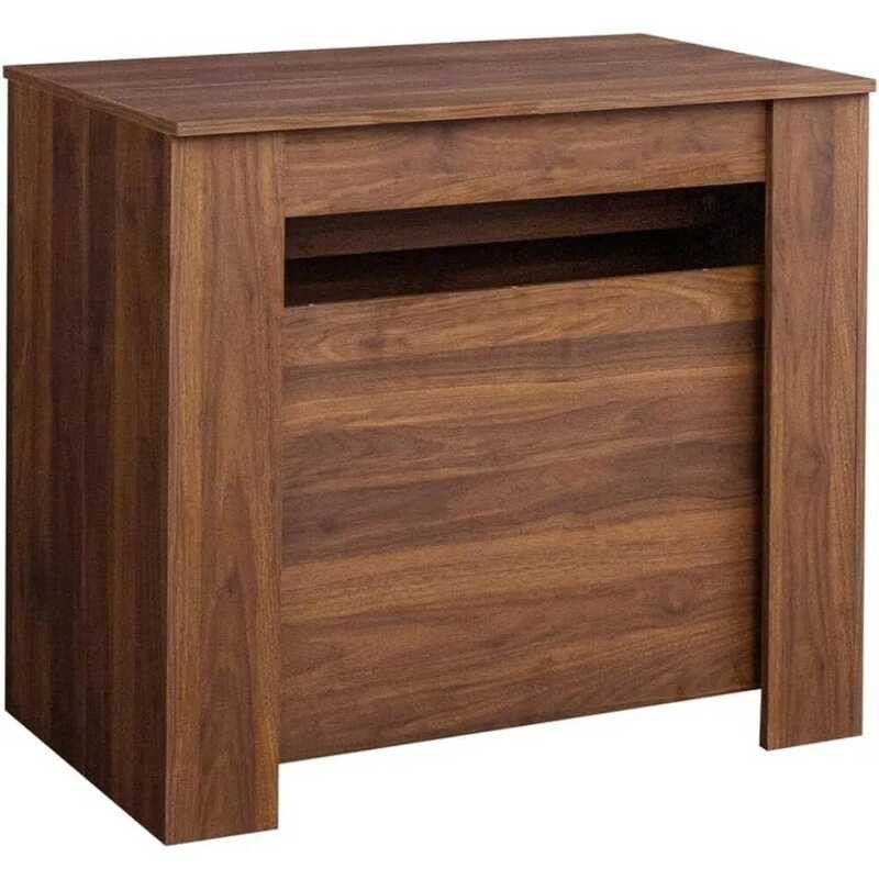 Extendable Console with Extension Leaves Holder, Mid Century Modern ...