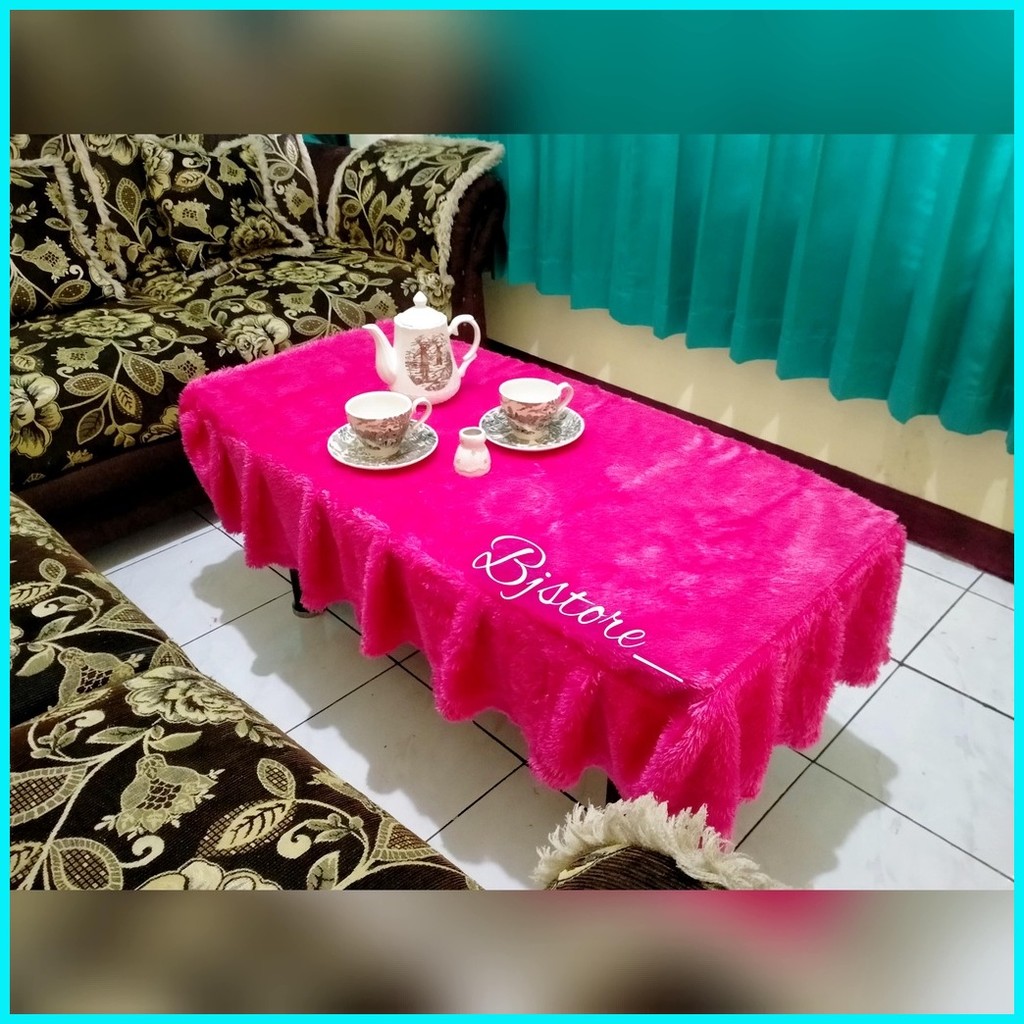 1kg 3 Sets Of Tassel Tablecloth/PINK Feather Tablecloth | Shopee ...