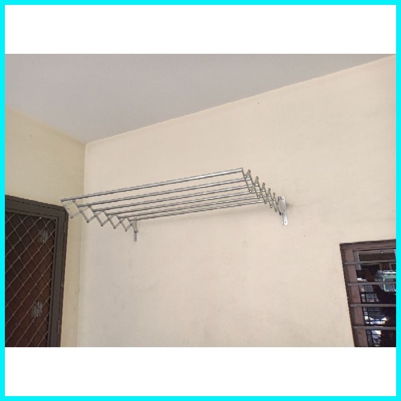 6 Rods 1 meter Heavy Duty Wall Mounted Sampayan | Shopee Philippines