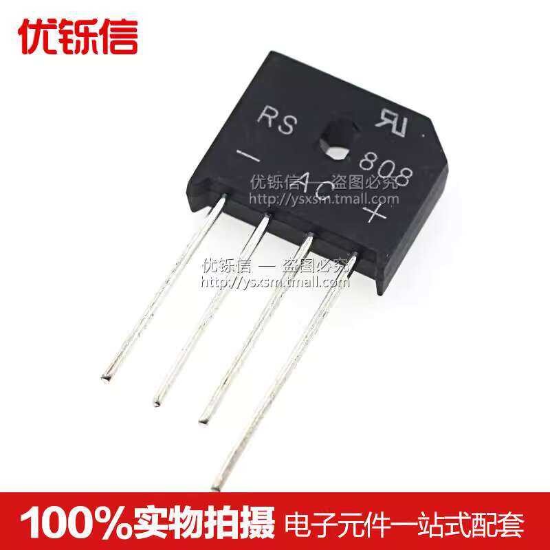 Excellent Trust| RS808 Flat Bridge 8A800V Rectifier Bridge/Full Bridge ...