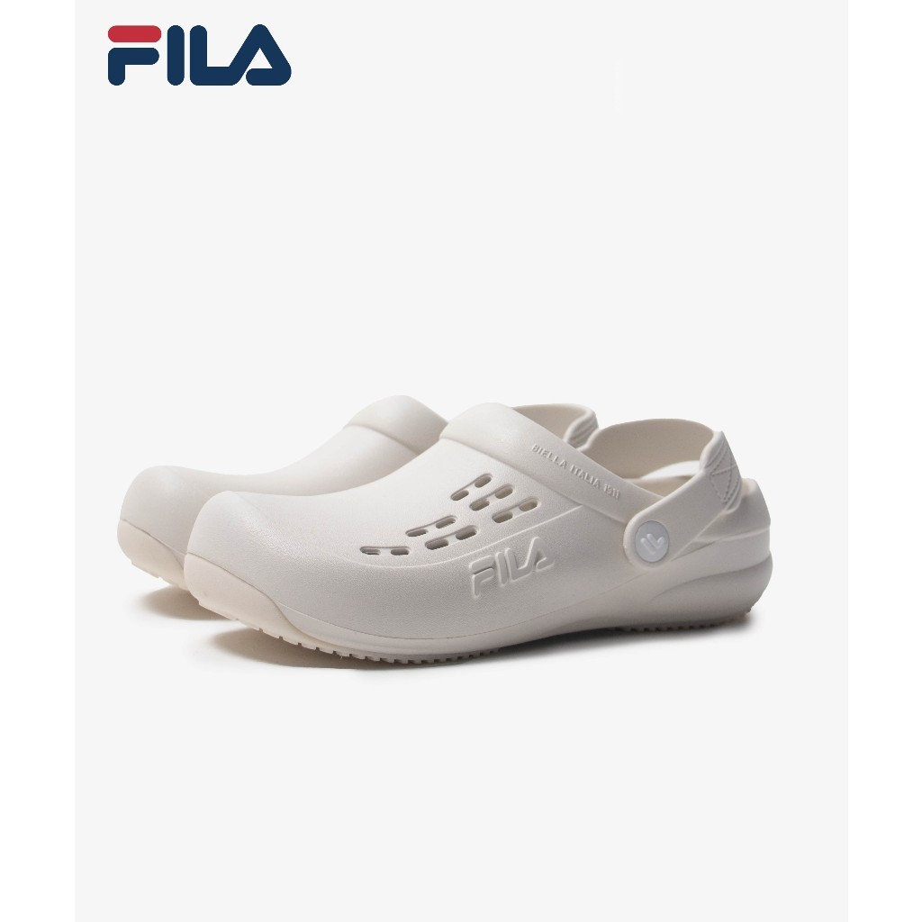 FILA Womens Biella Clogs LS White | Shopee Philippines
