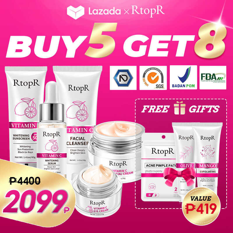 RtopR VC Care Set:Vitamin Sunscreen SPF50+++Vitamin Cleaner+Vitamin ...