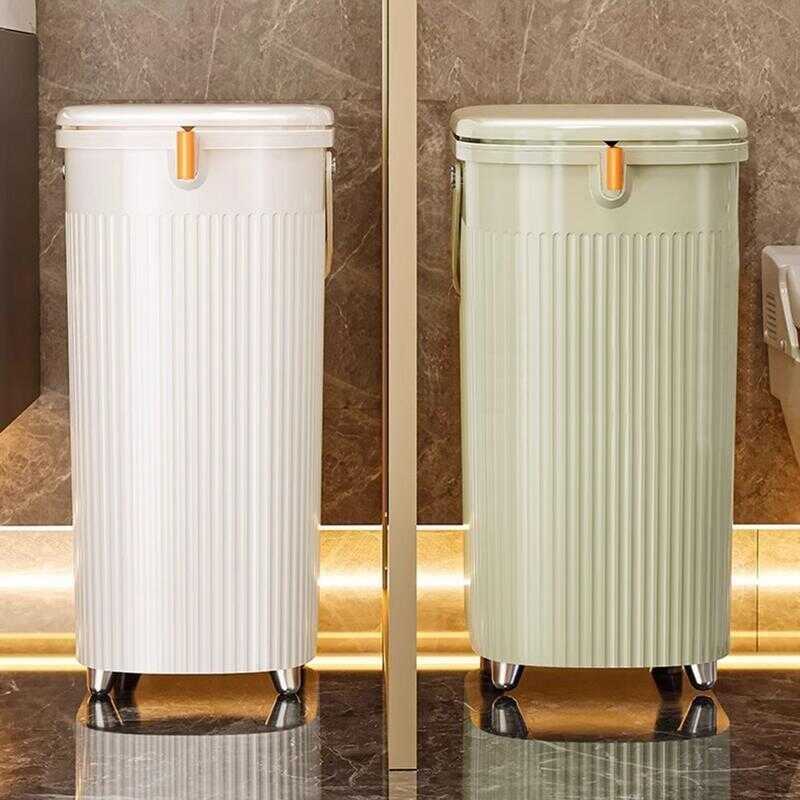 Basurahan Ng Kusina Gamit Ang Lid Food Waste Container Slim Trash ...