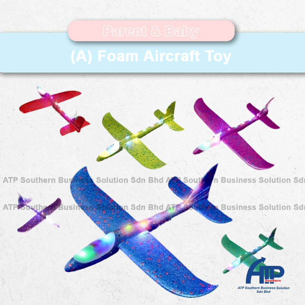 Hand Throw Flying Foam Airplane Aeroplane Hand Throw Flight DIY Model ...