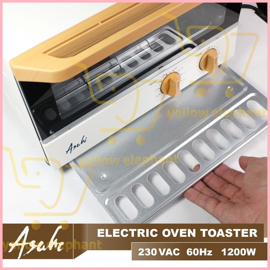 Asahi Oven Toaster With Temperature Control And 30 Min. Timer (12 ...
