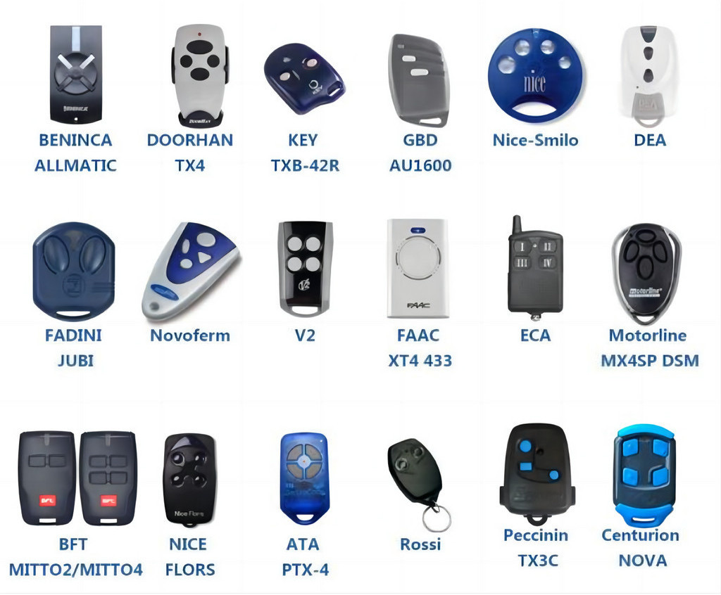 Universal Remote Control 433mhz Garage Opener Key for electric door