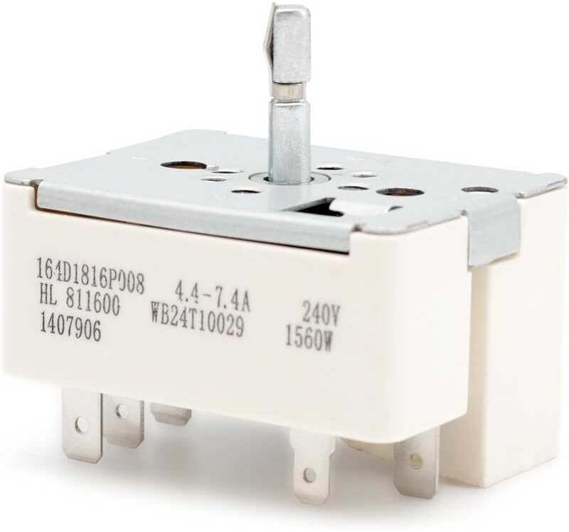 Burner WB24T10029 Surface Infinite Control Switch Replacement for GE 6
