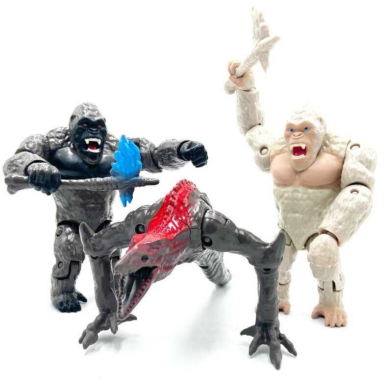 Movie Skull Island Skullcrawler Movable Model Toy Monster King Kong Vs