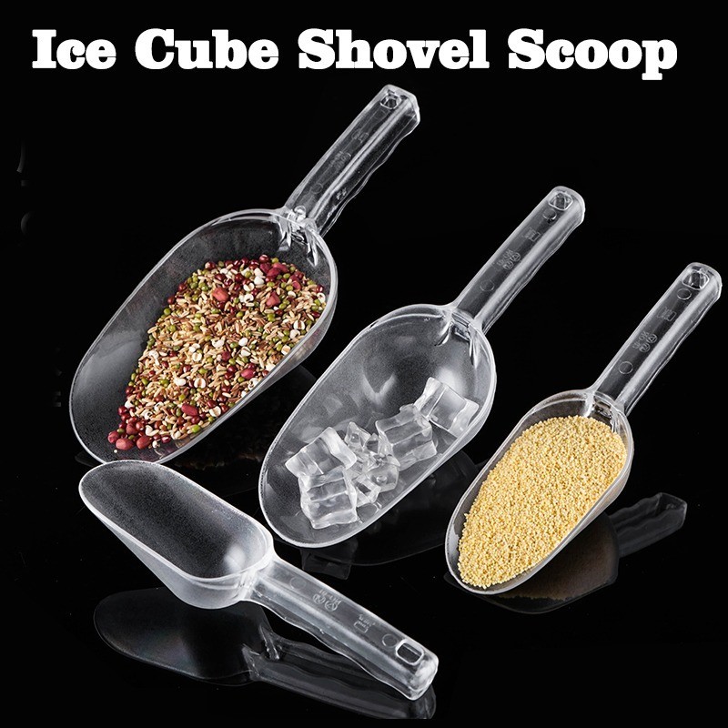 PC Plastic Ice Scooper Multifunctional Frosted Plastic Ice Measuring ...