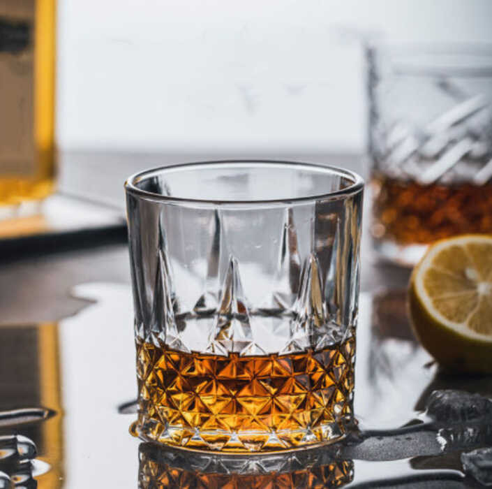 Tst, 340Ml (1Pc/6Pcs) Crystal Glass Beer Whiskey Cup Classical Juice ...