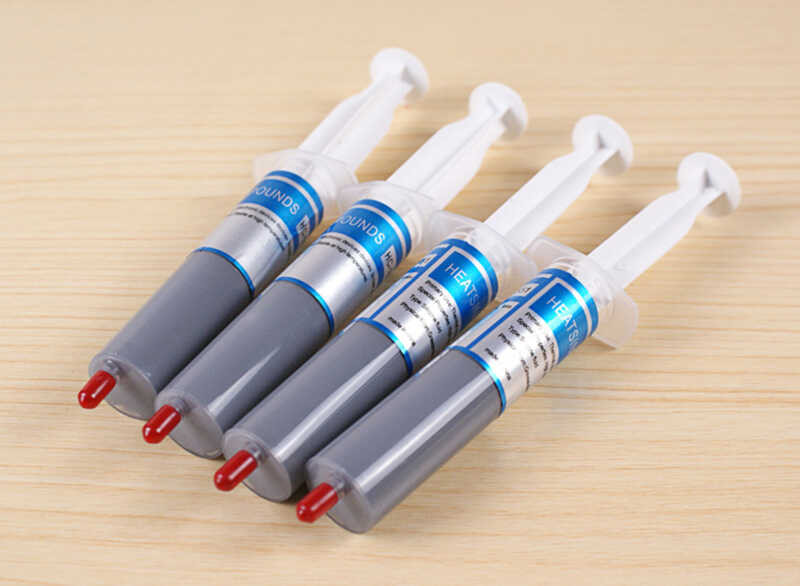 Gray Needle Tube (Large Pack) Quality Thermal Silicone/Heatsink Grease ...