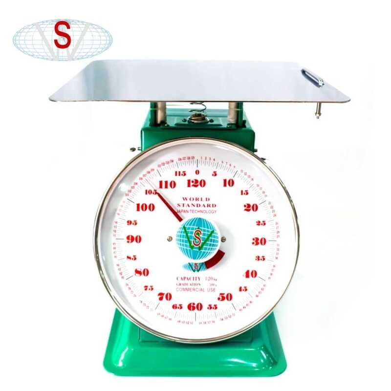 World Standard 120Kg , 100Kg Flat Plate Heavy Duty Spring Weighing ...