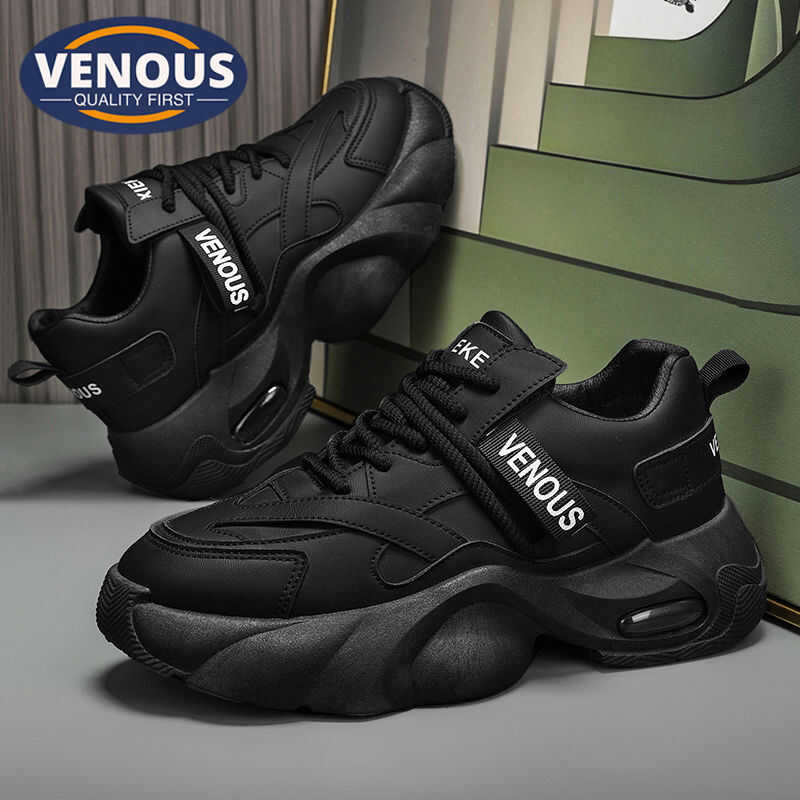 Rubber COD Venous New Black Sports Original Rubber Chunky Shoes Casual ...