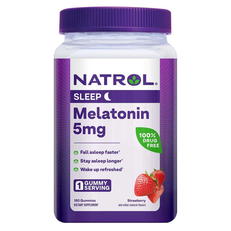 CYC Products Natrol Melatonin 5Mg Gummy, 180 Count (Best Before 9/2025 ...