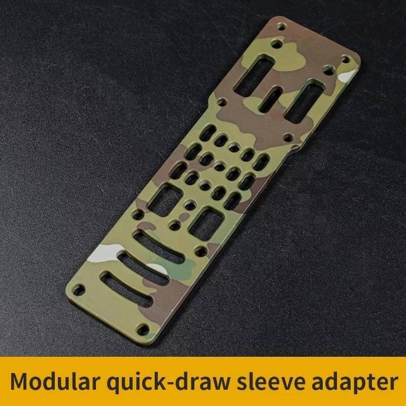 Metal Modular Pistol Holster for QLS Platform Drop Leg Band 3 Hole ...