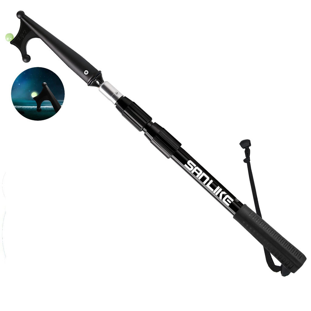 SANLIKE Telescopic Boat Hook 3 Sections Extendable Fiber Glass Pole 1 ...