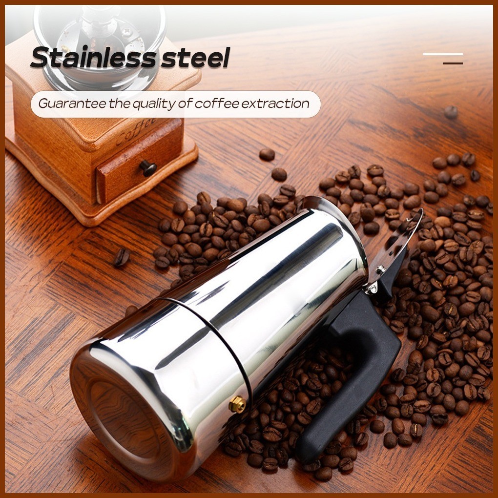 Best Quality Moka Pot Stainless Steel Coffee Pot Mocha Pot Coffee Pot