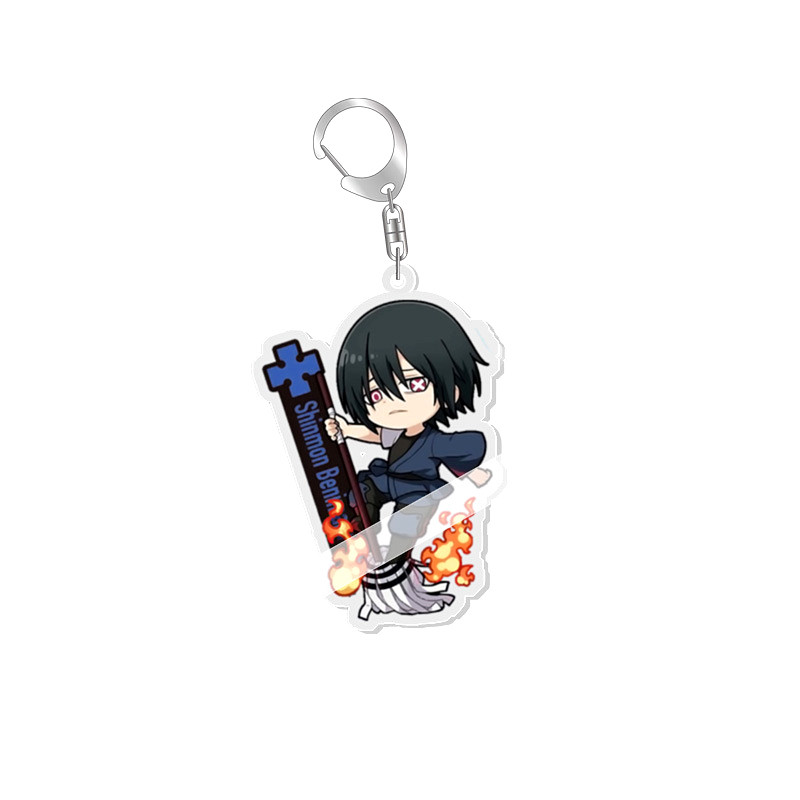 Fire Force Shinra Kusakabe Keychains Arthur Boyle Pendants Kotatsu ...