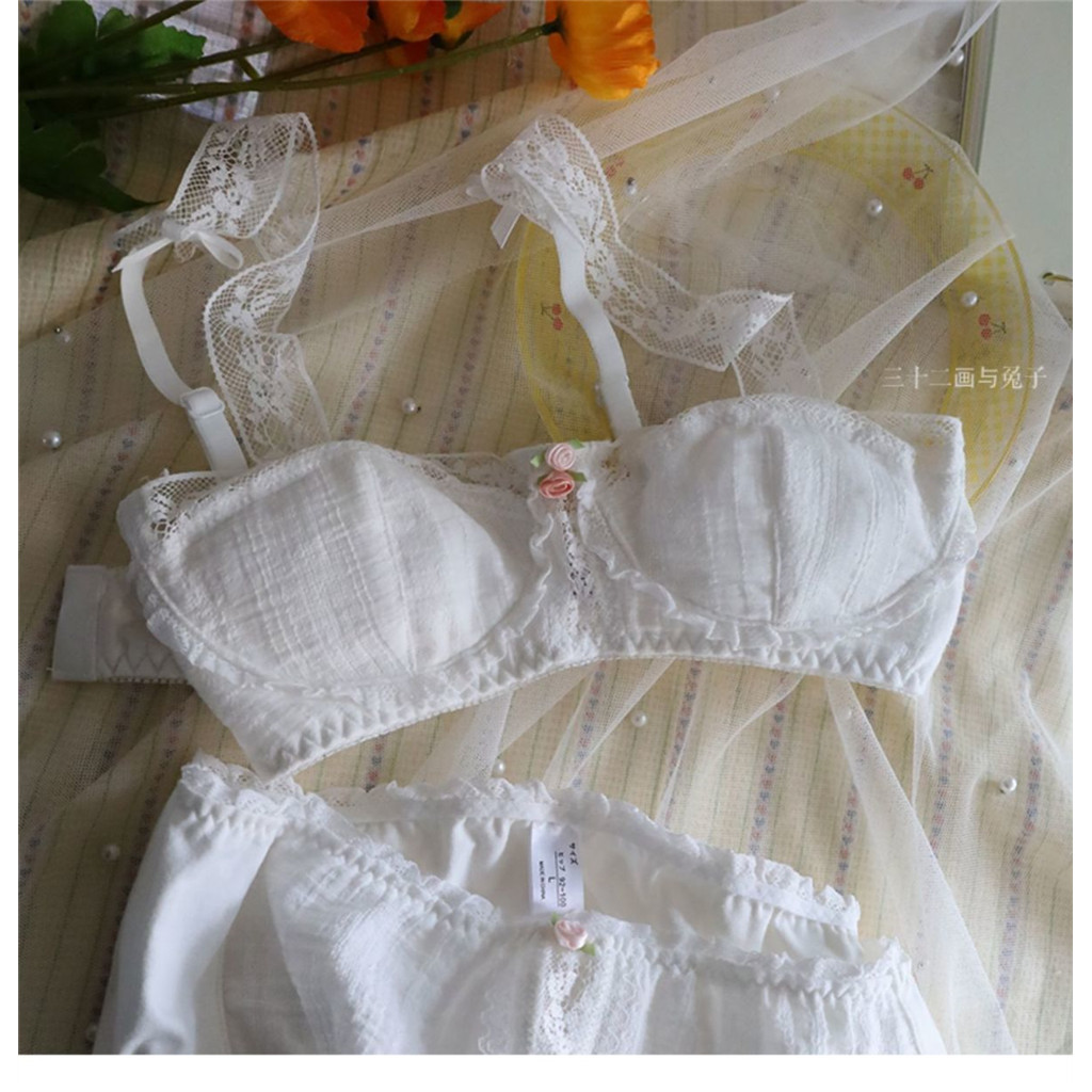 Girl Sweet Cute Princess Style Thin Small Breasts Gathering Sexy Lace