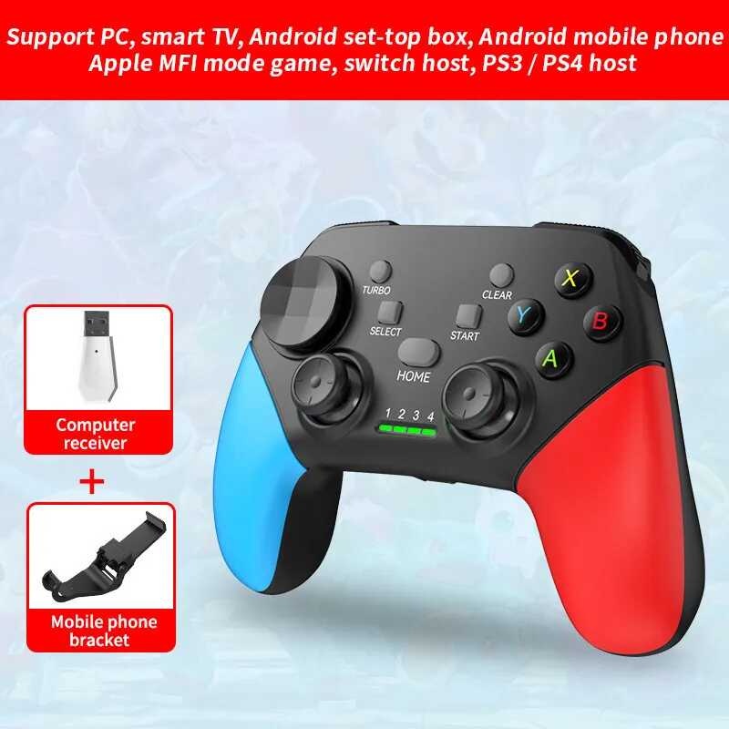 Wireless 、 BT 2.4G Typec Game Controller For Switch Pro PC Android IOS ...