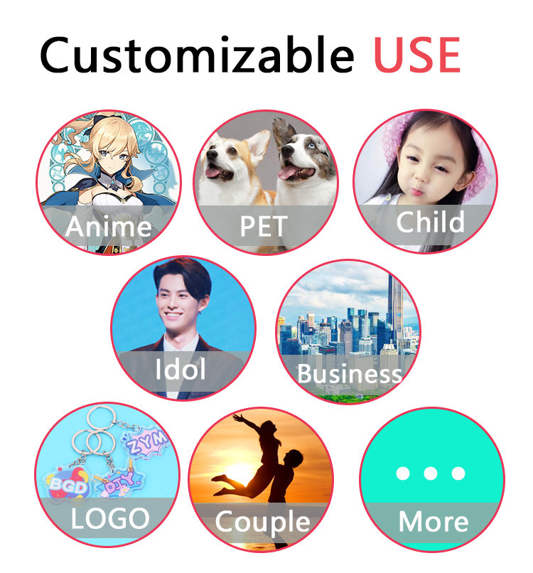 Custom Figure Standee Clear Acrylic Stand Cartoon Charm Game Anime ...