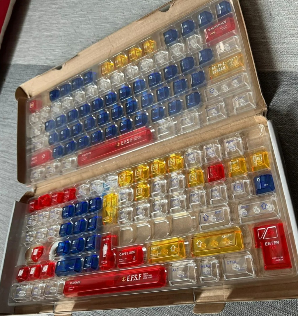 Gundam Keycaps 140 Keys Cherry Profile High Quality PC UV Process ...