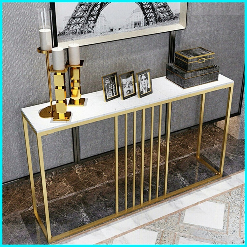 Nordic Modern Slim Narrow Hallway Console Table Hall Entryway Furniture ...