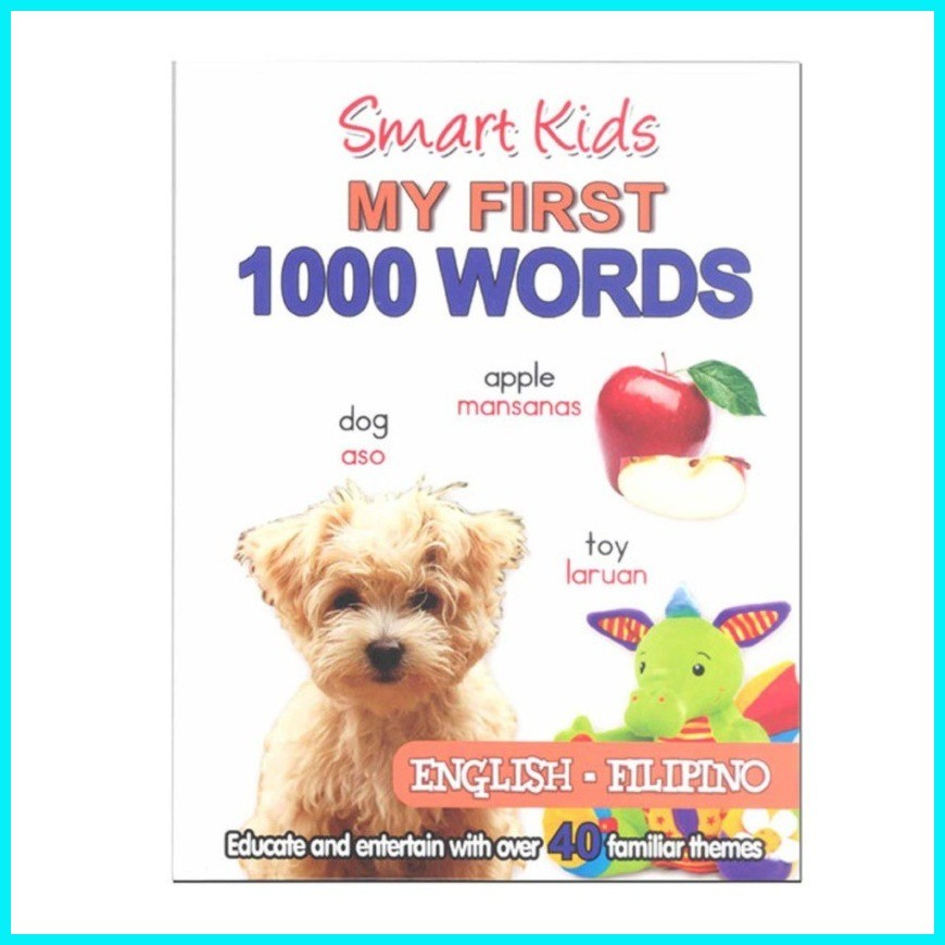 WS Smart Kids My First 1000 Words (Eng-Fil) | Shopee Philippines