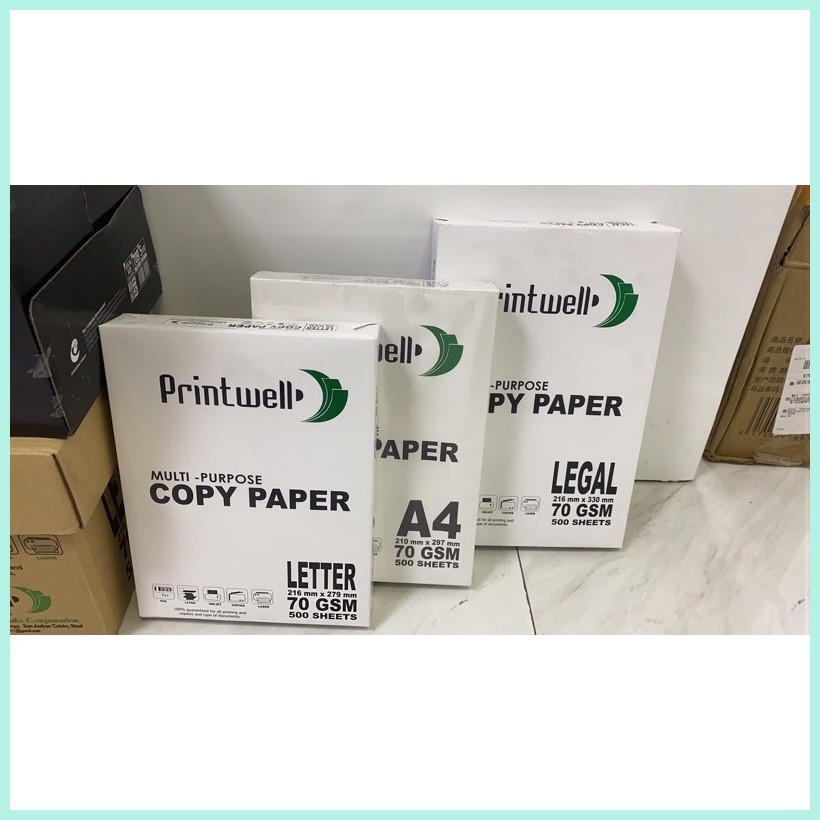 HARD PAPER Printwell Multi-purpose Copy Paper A4 Size Bond Paper Per ...