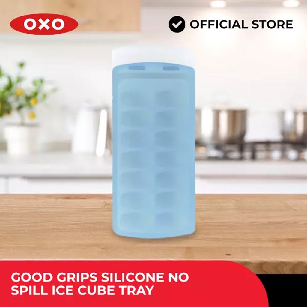 OXO Houseware Good Grips Silicone No Spill Ice Cube Tray | Shopee ...