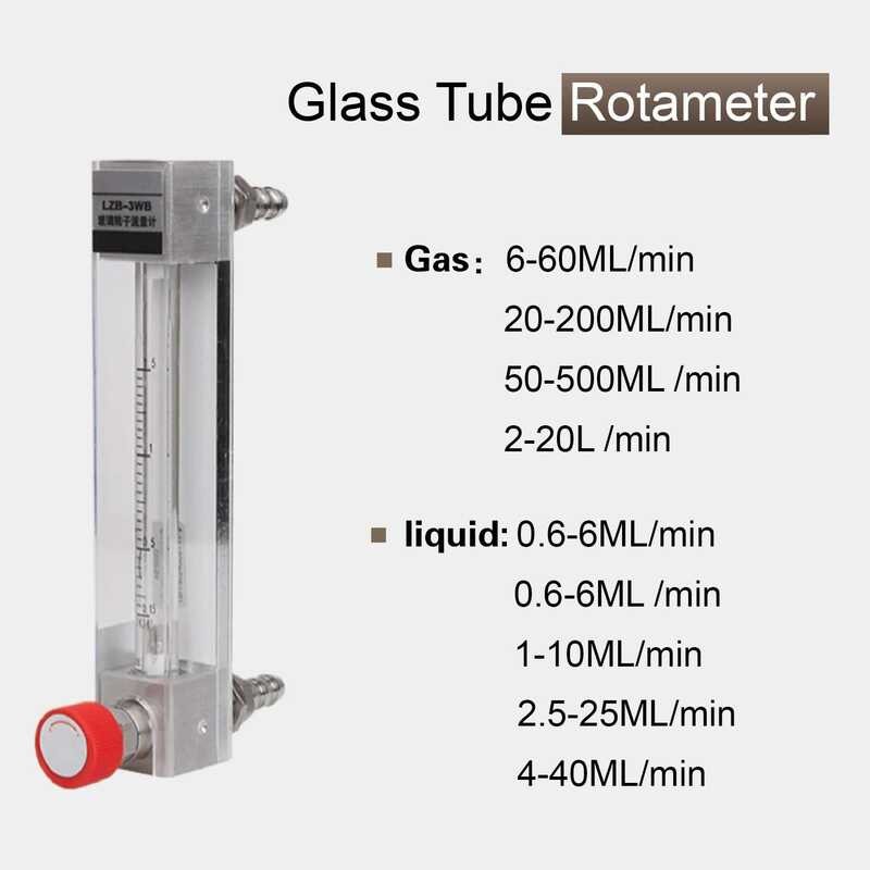 W Rotameter Variable Area Precision Glass Tube Float Flow Meter For ...