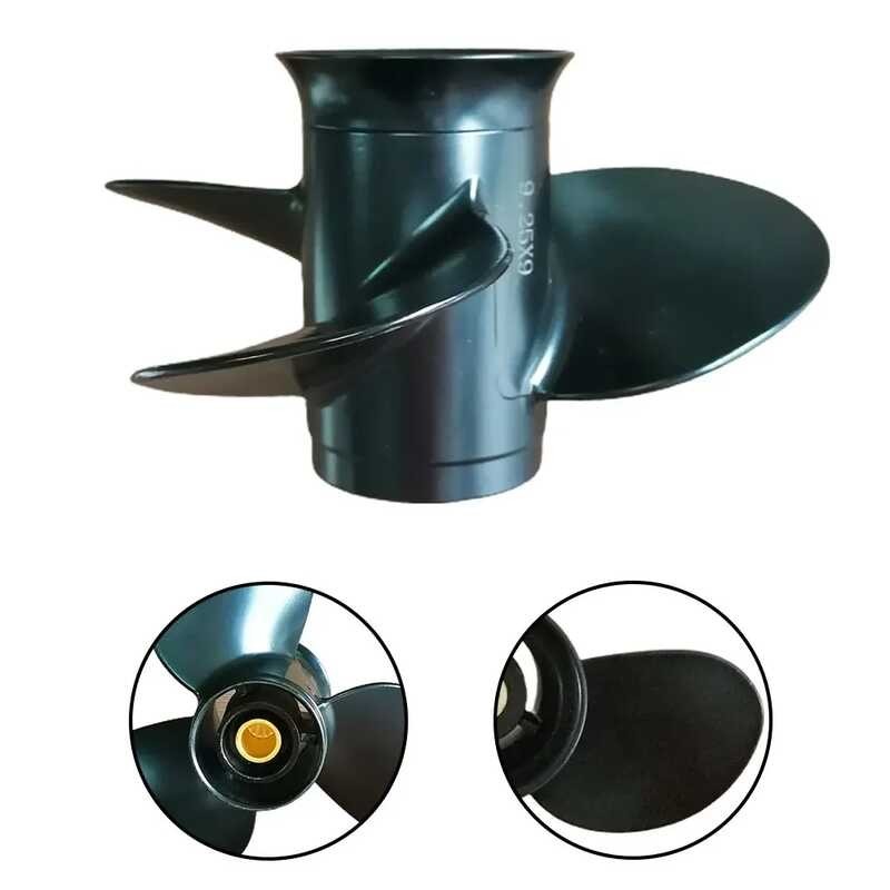 9.9Hp 15Hp 18Hp Aluminum Alloy Outboard 3 Blade Boat Propeller 9 1/4X9