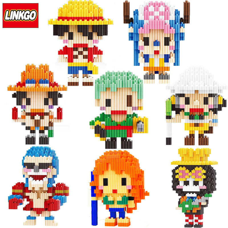 Aca One Piece Connection Building Blocks Luffy Chopper Nami Sanji Zoro ...