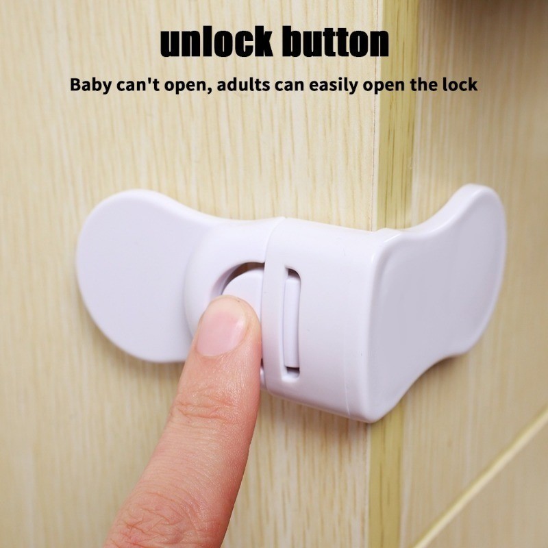 1/3/5Pcs Children Safety Drawer Lock / Kids Anti-Pinching Hand Cabinet ...