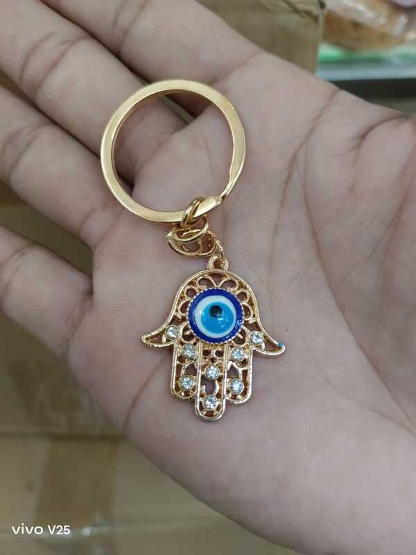 Hamsa masamang mata Keychain walang stainless mataas na kalidad maliit ...