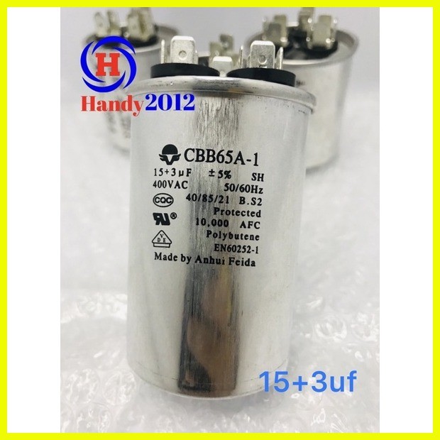 ♒ ¤ Aircon Dual capacitors for window type (12+1.5uf15+1.5uf15+2uf 15 ...