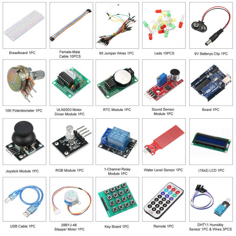 Kit Upgraded Learning with Breadboard Photoresistance Modules Jumper