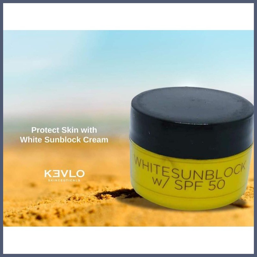 ∏ KEVLO White Sunblock Cream SPF50 | Shopee Philippines