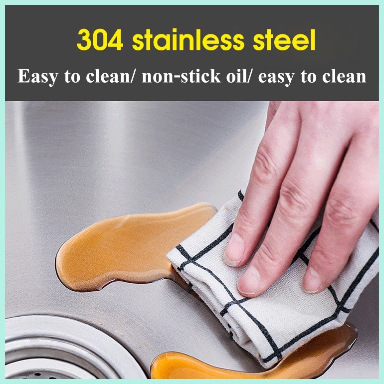 【Local delivery】stainless steel kitchen sink single bowl with faucet ...